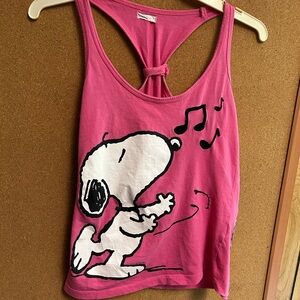 Snoopy musicTank Top